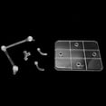 thumbnail image 2 of 1Set Action Base Clear Display Stand For 1/144 HG/RG Gundam Figure Model Toy, 2 of 11