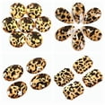 thumbnail image 2 of EOEMY Craft Gold Leopard Print Acrylic Flatback Sewing Rhinestone Gems Beads Various-100Pcs Round 15mm, 2 of 7