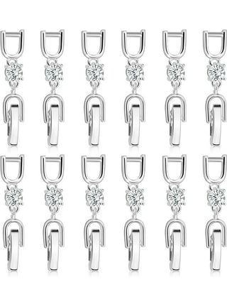 5pieces/set Bracelet Extender Clasp Fold Over Necklace Extenders 3