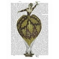 thumbnail image 3 of Fab Funky 20x24 Black Modern Framed Museum Art Print Titled - Hot Air Balloon Woman 1, 3 of 5