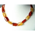 thumbnail image 3 of Faceted Carnelian Agate 12x18mm Rectangular Beads | 5 Beads |, 3 of 4