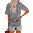 thumbnail image 3 of Anbech It's Fall Yall Women Shirt Halloween Casual Tshirts Pumpkin Letter Graphic Short Sleeve Tops, 3 of 8