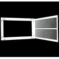 thumbnail image 2 of 14" X 25" Steel Return Air Filter Grille for 1" Filter - Removable Face/Door - HVAC Duct Cover - Flat Stamped Face -White [Outer Dimensions: 15.75w X 26.75h], 2 of 2