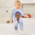 thumbnail image 3 of Bubble Guppies Goby Baby Rompers One-Piece Long Sleeve Jumpsuit Bodysuits Newborn Infant Toddler Outfit Kid Clothes Sets, 3 of 8