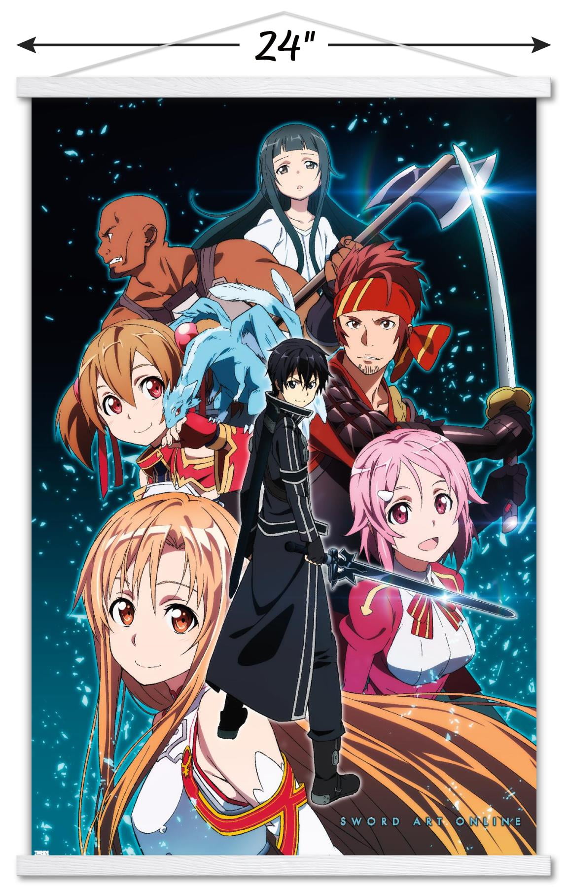 Big Poster Anime Sword Art Online - Tamanho 90x60 cm - LO12