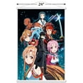 thumbnail image 3 of Sword Art Online - Key Art 2 Wall Poster with Magnetic Frame, 22.375" x 34", 3 of 6