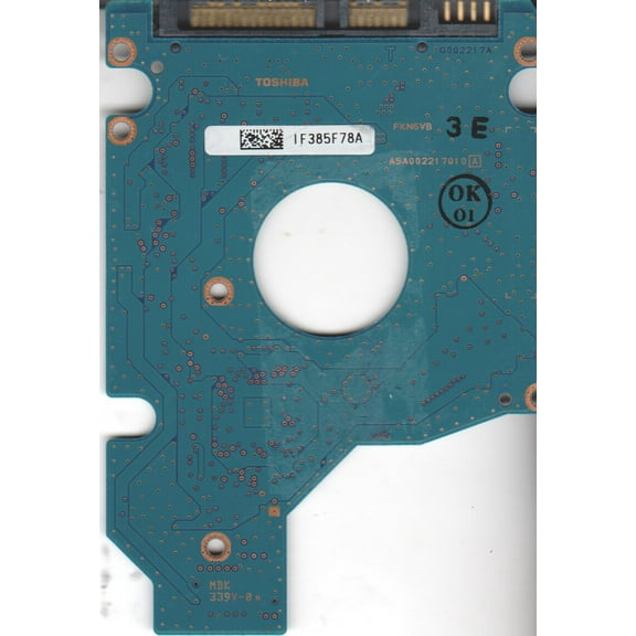 MK3252GSX, HDD2H01 B UK01 S, G002217A, Toshiba 320GB SATA 2.5 PCB