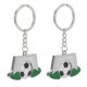 thumbnail image 5 of BESTYASH 2Ud Colgante Llavero Fútbol En Para Fanáticos De Deporte Y Decoraciones Únicas, 5 of 7