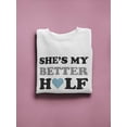 thumbnail image 3 of Romantic Couple Quote Sweatshirt Men -GoatDeals Designs, Male Large, 3 of 4