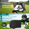 thumbnail image 6 of 4 Passenger Golf Cart Covers Waterproof, Oxford Outdoor Golf Cart Dustproof Covers, Covers for Most Golf Carts, Silver, 6 of 7