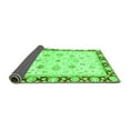 thumbnail image 2 of Ahgly Company Indoor Square Oriental Green Traditional Area Rugs, 7' Square, 2 of 4