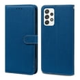 thumbnail image 2 of Dteck Wallet case for Samsung Galaxy A52 4G/5G,  PU Leather Wallet case with Handstrap Kickstand Card Slots Magnetic Shockproof Flip Case For Samsung Galaxy A52,Darkblue, 2 of 8