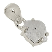 Natural Herkimer Diamond - USA 925 Sterling Silver Pendant Jewelry ALLP-28188