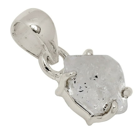 Natural Herkimer Diamond - USA 925 Sterling Silver Pendant Jewelry ALLP-28188