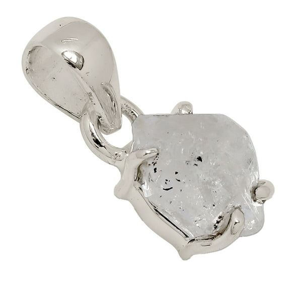 Natural Herkimer Diamond - USA 925 Sterling Silver Pendant Jewelry ALLP-28188