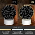 thumbnail image 3 of Daiia Chemistry Formulas 1 Pattern Acrylic Night Light, LED Touch Light, Bedroom Night Light, Soft Glowing Lamp Perfect Gift for Mother's Day, Birthday, or Christmas, 3 of 9
