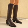 thumbnail image 2 of Womens Winter Boots, Knee-High Zipper Heel Design, 2 of 9