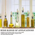 thumbnail image 3 of Weighted Stainless Steel Pourers Olive Oil Dispenser(Silver,12Pcs), 3 of 4