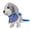 Gray Costume Licking, variant on Electric Dog Plush Toy with Realistic Walking Singing and Barking Movement Remote Control Music Puppy for Children Fun