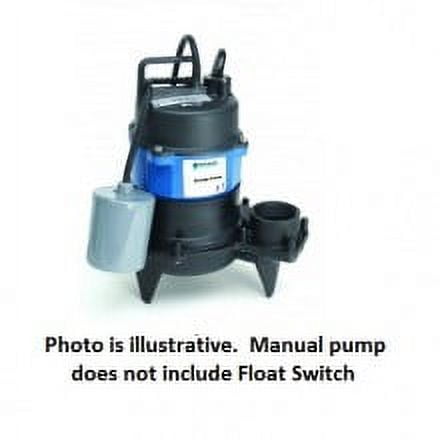 Goulds 1/2 HP 2" Submersible Sewage Pump 115V WW0511