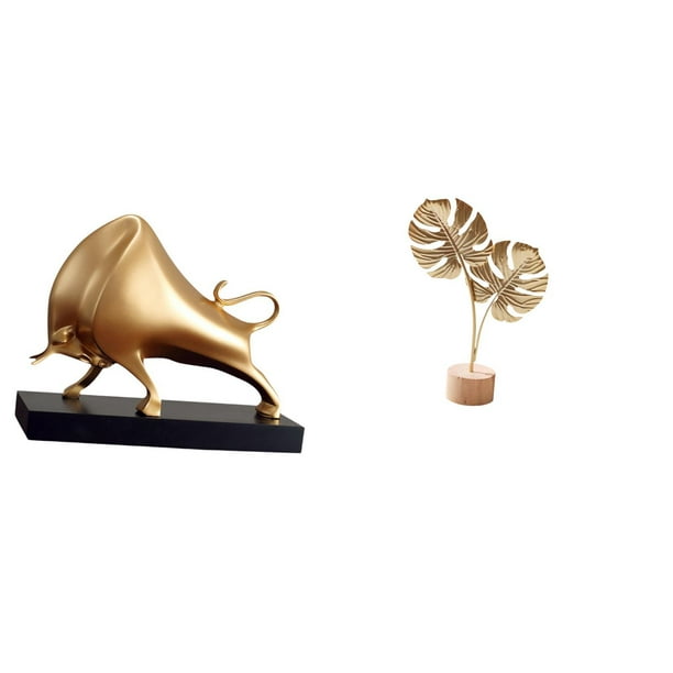 Escultura De Toro, Decoración Del Hogar, Decoración De Mesa, Artesanías, Estatua Abstracta De Buey, Figura De Ganado, Hoja De Metal, Adorno Creativo Nórdico, Escultura Abstracta Para