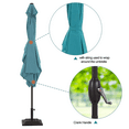 thumbnail image 6 of Cozy Home 8.2 Feet Lake blue Market Patio Umbrella, UV Resistant, 6 of 6