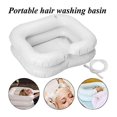 thumbnail image 2 of Foldable Inflatable Portable Basin Sink Hair Washing Aids in Bed Travel Indoor_Perfect Gift, 2 of 2