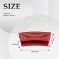 thumbnail image 4 of Poignée de Poêle en Silicone Épaissie Couvercle Isolant Clip d'Oreille Poêle en Fonte Poêle à Frire Wok Support de Poignée, Rouge, 12 Pcs, 4 of 8