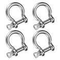 thumbnail image 1 of Uxcell 4PCS M8 304 Grillete de Anclaje con Pasador de Tornillo 400KG Cadenas de Camping/Cuerda de Alambre al Aire Libre, 1 of 7