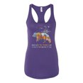 thumbnail image 2 of Wild Bobby, And Into The Forest I Go To Lose My Mind, Animal Lover, Women Racerback Tank Top, Purple Rush, Medium, 2 of 4