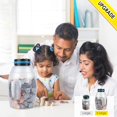 thumbnail image 5 of Hucha extragrande para niños y adultos, banco de conteo de monedas digital Vcertcpl con contador LCD, tarro de dinero de 2,8 L de capacidad para adultos, diseñado para todas las monedas estadounidense, 5 of 5