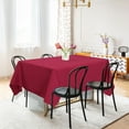 thumbnail image 2 of Unique Bargains Rectangle Tablecloth Polyester Table Cover Red 60" x 120" 1 Pc, 2 of 8