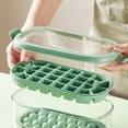 thumbnail image 4 of Ice  Tray with Lid Bin Scoop, Large Capacity Easy Release Flexible Ice  Molds Sealed Design, Multifunctional Stackable Ice Trays for Freezer, Cocktail, Whiskey,, 4 of 8
