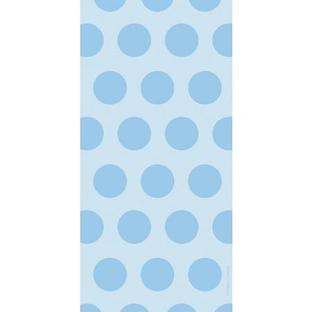 - Pastel Blue Polka Dot Favor Bags, 20pk
