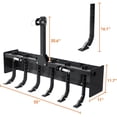 thumbnail image 2 of Pinypikaka 55" Box Blade for Tractor, Box Scraper for Tractor 3 Point Hitch, Box Blade Suitable for CAT-0 & CAT-1 Tractors, 2 of 7