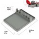 thumbnail image 5 of Soporte de almacenamiento de cuchara de silicona para descanso de utensilios, 5 ranuras, organizador de rejilla para espátula de cocina, gris Kearding HA005302-06, 5 of 7