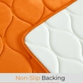 thumbnail image 3 of Yafa Home Fashion 1pc:17" X 24" Bath Rug, Memory Foam; Water Absorbent & Non-Slip Bathmats(Orange), 3 of 7