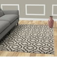 Diagona Designs Contemporary Geometric Moroccan Trellis Design Area Rug