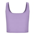 thumbnail image 3 of Dagugfen Camisole Tops for Women Square Neck Low Cut Undershirts Slim Fitted Comfy Lightweight Crop Sleeveless Shirts, 3 of 5