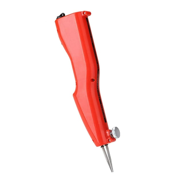 Desplumadora eléctrica de mano para aves de corral, removedora de plumas con interruptor a prueba de agua, máquina pequeña para quitar plumas de aves Rojo