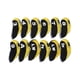 thumbnail image 3 of Juego de 24 fundas de hierro de lujo para palos de golf amarillo y rojo, 3 of 9