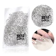 thumbnail image 3 of UDIYO 1440Pcs Manicure Decoration DIY Easy to Apply Glass Nail Transparent Flat Bottom Rhinestones for Phone Case, 3 of 7
