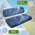 thumbnail image 5 of HUIACONG Butterfly and Moon Pattern Portable Golf Cart Seat Covers for EZGO 2 Person Seats, Comfort Vintage Golf Cart Seat Covers 2 Pack, 5 of 7
