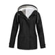 thumbnail image 1 of Chaqueta de lana cálida de invierno Chaqueta con capucha Chaqueta de mujer Chaqueta de lluvia suave a prueba cálido Sunnimix Rompevientos, 1 of 4