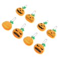 thumbnail image 1 of South Pumpkin Face Keychain Charm for Halloween Decor 8Pcs Set, 1 of 4