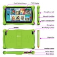 thumbnail image 5 of Contixo Kids Tablet & Smart Watch Bundle - 7" Android Tablet, 50+ Disney eBooks 2GB RAM, 32GB, Bluetooth, Stylus & Watch, Parental Controls, Case, Green, 5 of 9