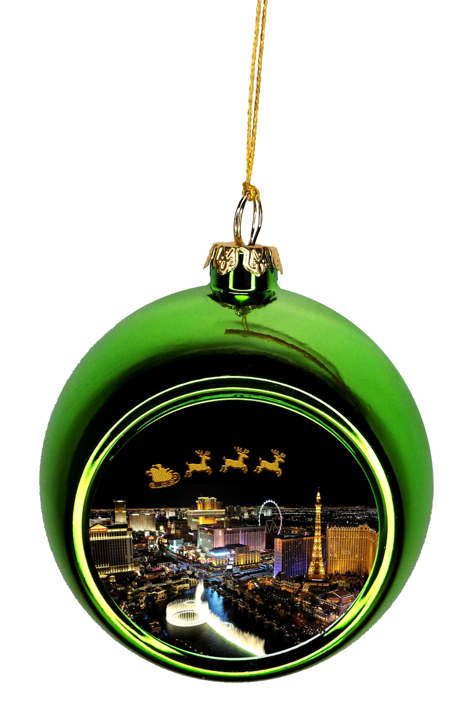 Las Vegas Christmas Ornament 
