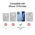 thumbnail image 2 of JETech Electroplated Case for iPhone 13 Pro Max 6.7-Inch, Camera Lens Full Protection, Compatible with MagSafe Wireless Charging, Shockproof Soft TPU Phone Cover (Deep Blue), 2 of 7