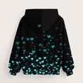 thumbnail image 4 of GA WEIHUA Sweatshirts for Girls Toddler & Kids Valentine's Day Cute Heart Printed Hoodies Girl's Long Sleeve Pullover Tops Sweaters & Hooded(Black,3 Years), 4 of 5
