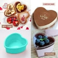 thumbnail image 6 of Yhmxh Mini Heart Cake Pan, 5 Inch Silicone Heart Cake Mold Baking Pan Nonstick Heart Shaped Molds for Valentine’s Day Anniversary Birthday Cake Snack Tart Muffin Cupcake Cheesecake Baking, 6 of 7